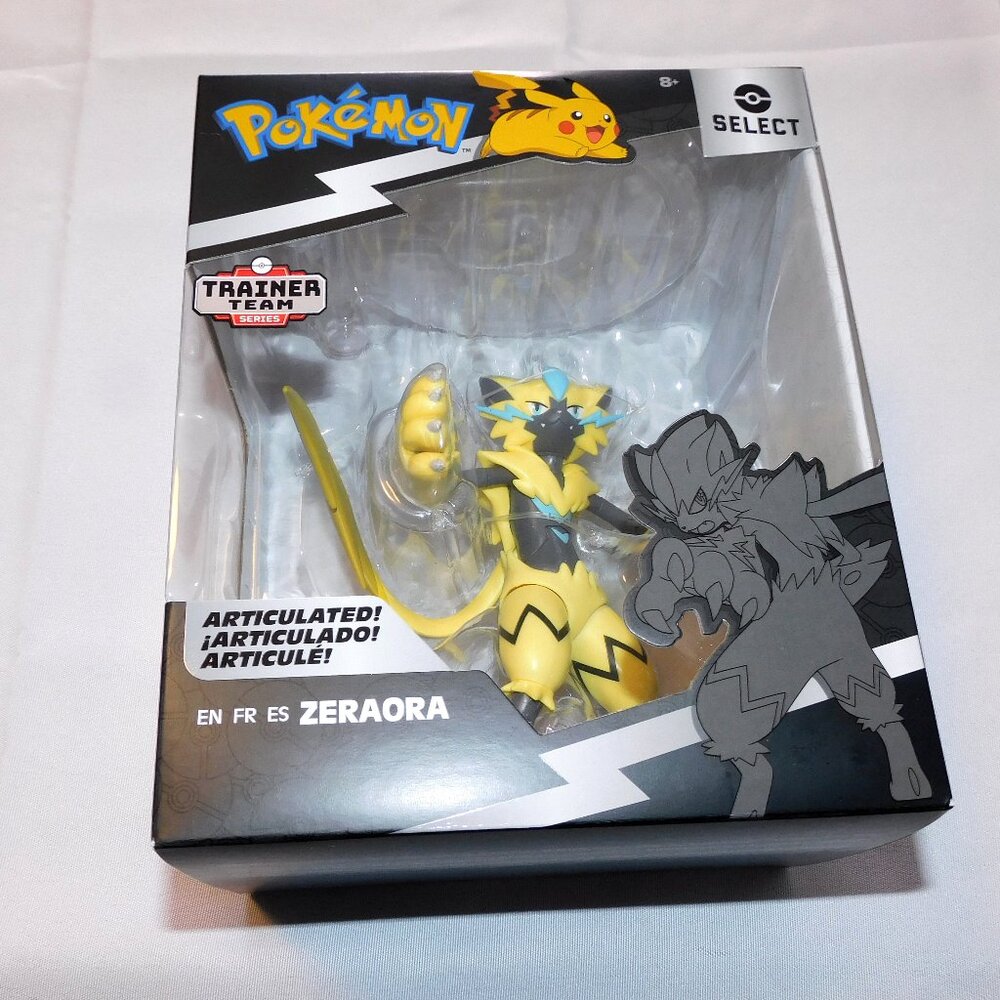 Pokemon Select Trainer Team Zeraora Articulated Yellow Pikachu NEW